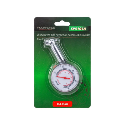 Индикатор для проверки давления в шинах Rockforce 0-4 bar RF-SP5101A(57067)