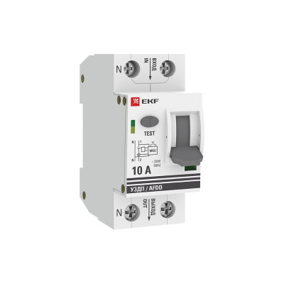 Устройство защиты от дугового пробоя EKF УЗДП PROxima afdd-2-10-pro
