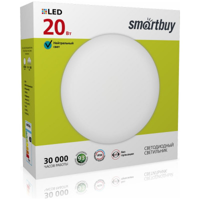 Smartbuy Светильник LED20W Wt SBL-White-20-Wt-6K