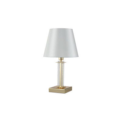 Настольная лампа Crystal lux NICOLAS LG1 GOLD/WHITE