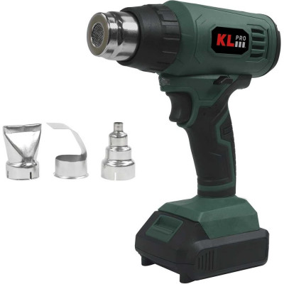 KLPRO Профессиональный строительный фен аккумуляторный 18 v / 2.0 ah li-ion 14008 KLSH18-20