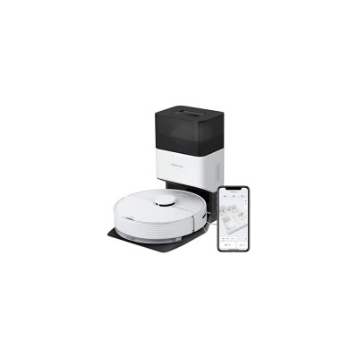 Робот-пылесос ЗУ с автовыгрузкой мусора Roborock Q7+ White модель Q400RR+AED03HRR Q7P02-02