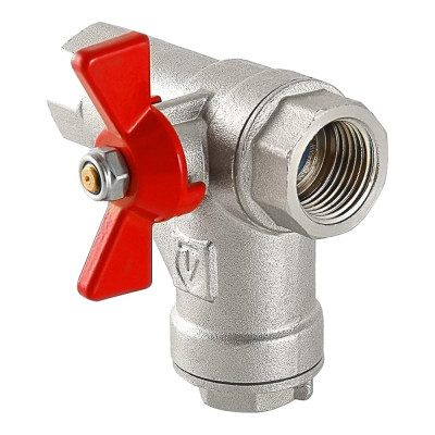 VALTEC Кран шар. со встроенным прямым фильтром, рукоятка бабочка 3/4 вн.-вн. VT.294.N.05