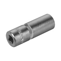 Глубокая торцевая головка КОБАЛЬТ 1/4, 12мм, Cr-V 643-965