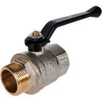 Шаровый кран Н/В Ду-32 /1-1/4" ручка черная Bugatti OREGON 03050080