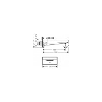 Излив на ванну Hansgrohe 32543700 Metropol матовый белый 00064952