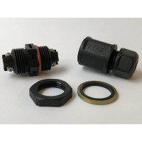 Водостойкий 3-полюсный разъем TTAF Elektronik в панель 250V 20A IP68 WPP-0302M20