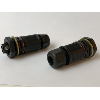 Водостойкий 3-полюсный разъем TTAF Elektronik в панель 250V 20A IP68 WPP-0302M20