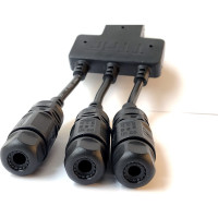 Водостойкий разветвитель TTAF Elektronik IP67 250Vac 16A 1х3 WPA-0304N20