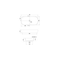 Раковина подвесная Scarabeo HUNG 1803
