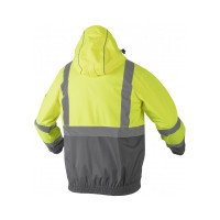 Светоотражающая летняя куртка HOEGERT TECHNIK NIMS, желтая, р.M HT5K246-M