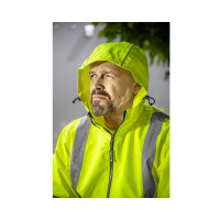 Светоотражающая летняя куртка HOEGERT TECHNIK NIMS, желтая, р.M HT5K246-M