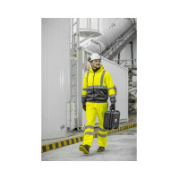 Светоотражающая летняя куртка HOEGERT TECHNIK NIMS, желтая, р.M HT5K246-M