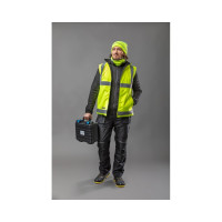 Рабочие штаны с карманами в виде кобуры HOEGERT TECHNIK NEKAR, черные, размер L HT5K356-L