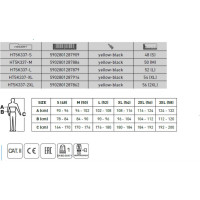 Светоотражающие штаны HOEGERT TECHNIK TRAUN Softshell желтые, р. 2XL HT5K337-2XL