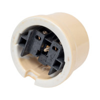 Розетка TDM ELECTRIC фарфоровая 2П+З 16А 250В сл. кость «Болонь» SQ1820-0312