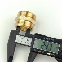 Ниппель Профитт латунь, 1", 10 шт 9279332