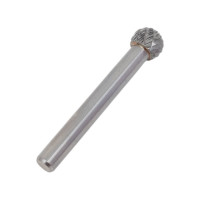 Борфреза твердосплавная сферическая (10x9x6x53 мм; D100906; двойная насечка) Булава BD00962X