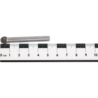 Борфреза твердосплавная сферическая (8x6.4x6x50 мм; D080606; двойная насечка) Булава 000947