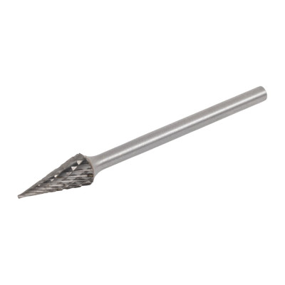 Борфреза твердосплавная коническая (6x13x3x50 мм; M061303; двойная насечка) Булава 002192