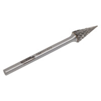 Борфреза твердосплавная коническая (6x13x3x50 мм; M061303; двойная насечка) Булава 002192