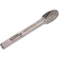 Борфреза твердосплавная овальная (10x16x6x60 мм; E101606; двойная насечка) Булава BE01142X