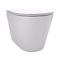 Подвесной унитаз Teymi Solli безободковый, сиденье микролифт T40201 ЦБ-00259927