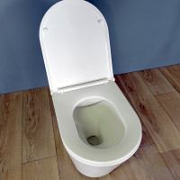 Подвесной унитаз Teymi Solli безободковый, сиденье микролифт T40201 ЦБ-00259927