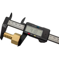 Штуцер пневмо 1/2" ВР - 12 мм, 5 шт HG 1644897