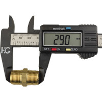 Ниппель пневмо 3/8" НР, 5 шт HG 1645078