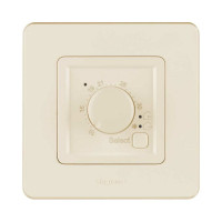 Терморегулятор для тёплого пола Legrand Inspiria с внешним датчиком в комплекте 16А 230В слоновая кость 673811