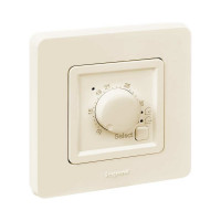 Терморегулятор для тёплого пола Legrand Inspiria с внешним датчиком в комплекте 16А 230В слоновая кость 673811