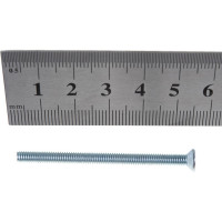 Винт с потайной головкой Саморезик 4х55 оцинк. DIN 965, 300 шт. DIN965-4х55-300