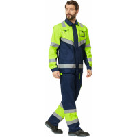 Костюм Эксперт Спецодежда Илион Сигнал темно-синий, флуоресцентный желтый, р.64-66, рост 170-176 6446000062442