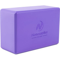Блок для йоги ZDK фиолетовый, 2шт, 23x15x8см, 180г ZDKblock7.5/violet