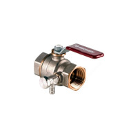 Шаровой кран Giacomini латунь, со спускником, никель, Ду 32, Ру 35, ВР G1 1/4 R910S R910SX006 007-0926
