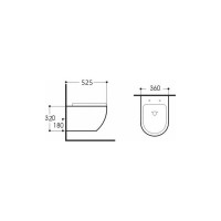 Подвесной унитаз Aquanet Atago 2.0 W с сидением, с Rimless, черный матовый 00279090