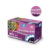 Электрогирлянда B&H Нить, 10м, 100 сверхъярких холодных белых светодиодов BH0131-W