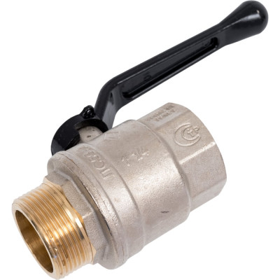 Шаровый кран Н/В Ду-32 /1-1/4" ручка черная Bugatti OREGON 03050080