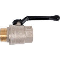 Шаровый кран Н/В Ду-32 /1-1/4" ручка черная Bugatti OREGON 03050080