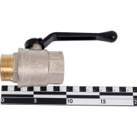 Шаровый кран Н/В Ду-32 /1-1/4" ручка черная Bugatti OREGON 03050080