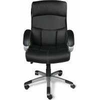 Компьютерное офисное кресло руководителя BRABIX Impulse EX-505, с подлокотниками, эко кожа 530876