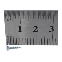 Потайной универсальный шуруп Метизный двор 2,5x10, белый, 70 шт. 4690441018793