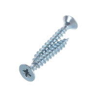 Потайной универсальный шуруп Метизный двор 5,0x35, белый, 14 шт. 4690441019240