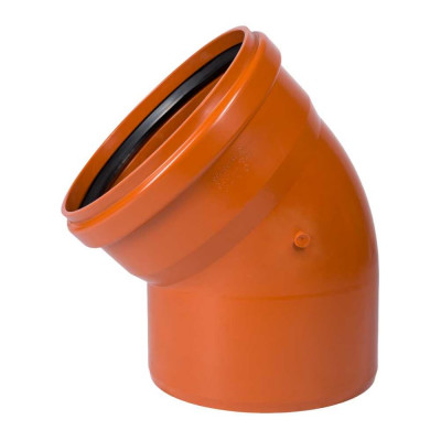 Отвод Ostendorf наружной канализации 315 мм, 45 градусов 225220