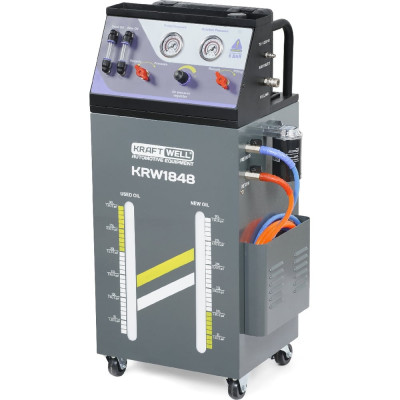 Пневматическая установка для промывки автоматических коробок передач KraftWell KRW1848