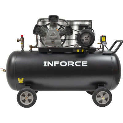 Ременной компрессор (200 л; 10 бар; 580 л/мин) Inforce BCX-200L-3P