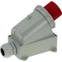Настенная вилка INPIN 63A/400V/3P+N+E/IP67 CA361