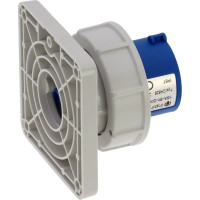 Встраиваемая вилка INPIN 16A/230V/1P+N+E/IP67, фланец 86x86 CA826
