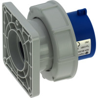 Встраиваемая вилка INPIN 32A/230V/1P+N+E/IP67, фланец 86x86 CA831